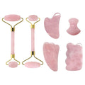 Rose Quartz Face Jade Roller Massagers Guasha